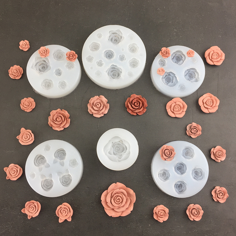 3D Rose Flower Shape Leaf Sili - Candle Making Business ulasan dan harga