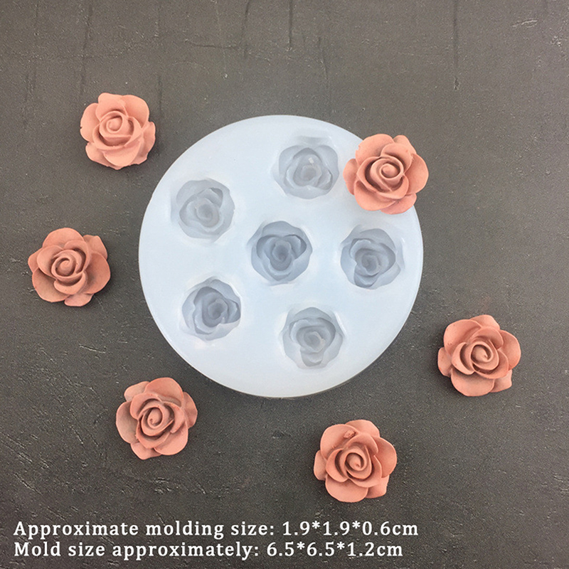 3D Rose Flower Shape Leaf Sili - Candle Making Business ulasan dan harga