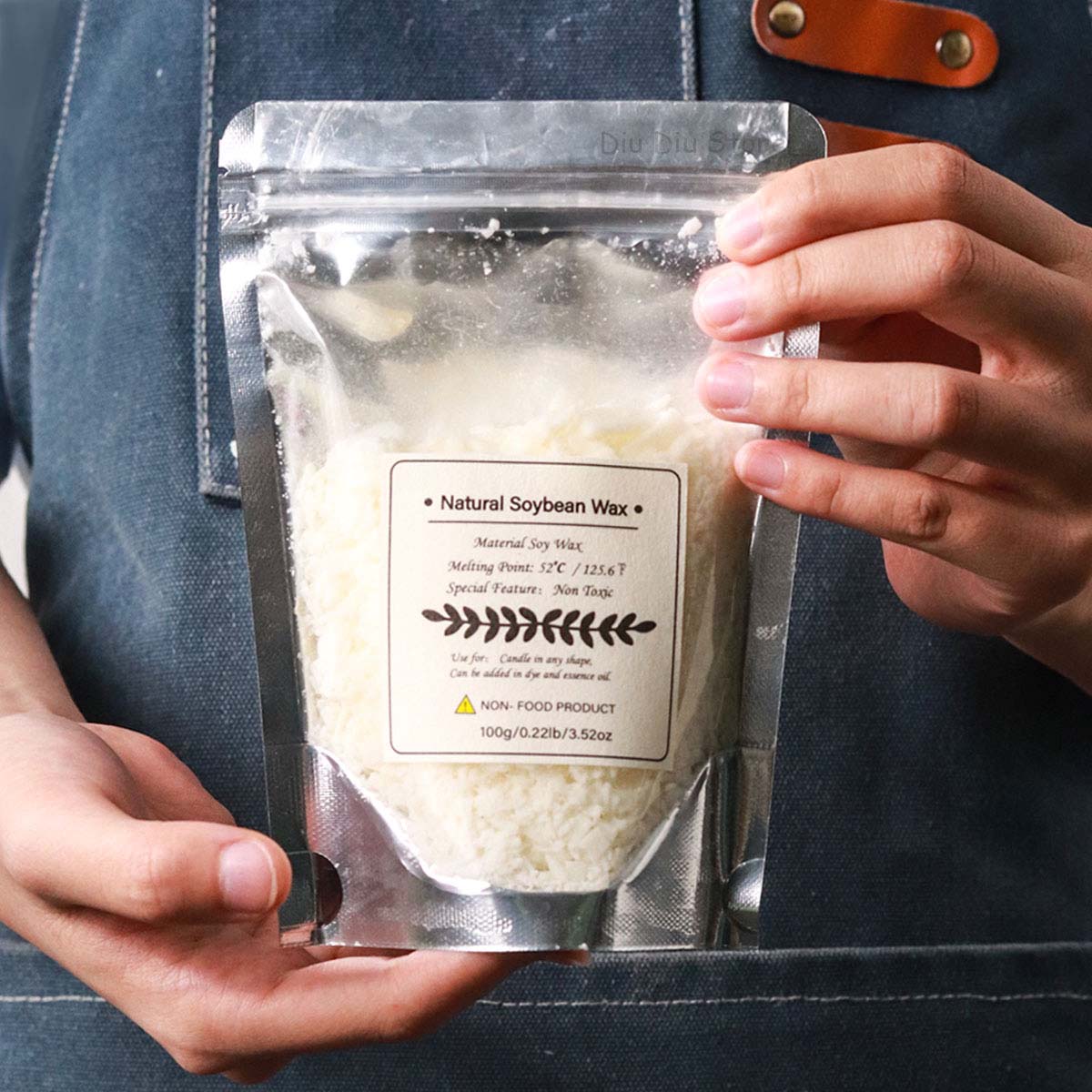 500g/1kg Natural Soy Wax Flake - Soy Wax Pillar Blend ulasan dan harga