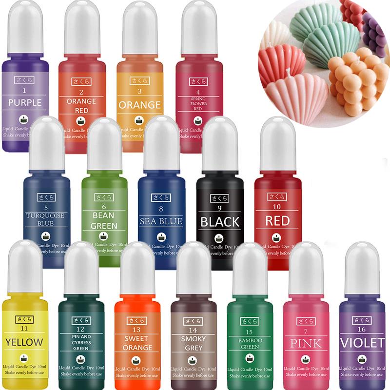 10ml/Bottle Candle Wax Pigment - Soy Wax Pillar Blend ulasan dan harga