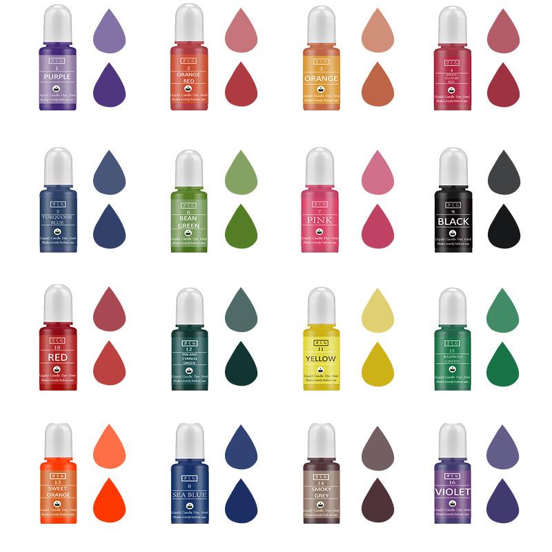 10ml/Bottle Candle Wax Pigment - Soy Wax Pillar Blend ulasan dan harga