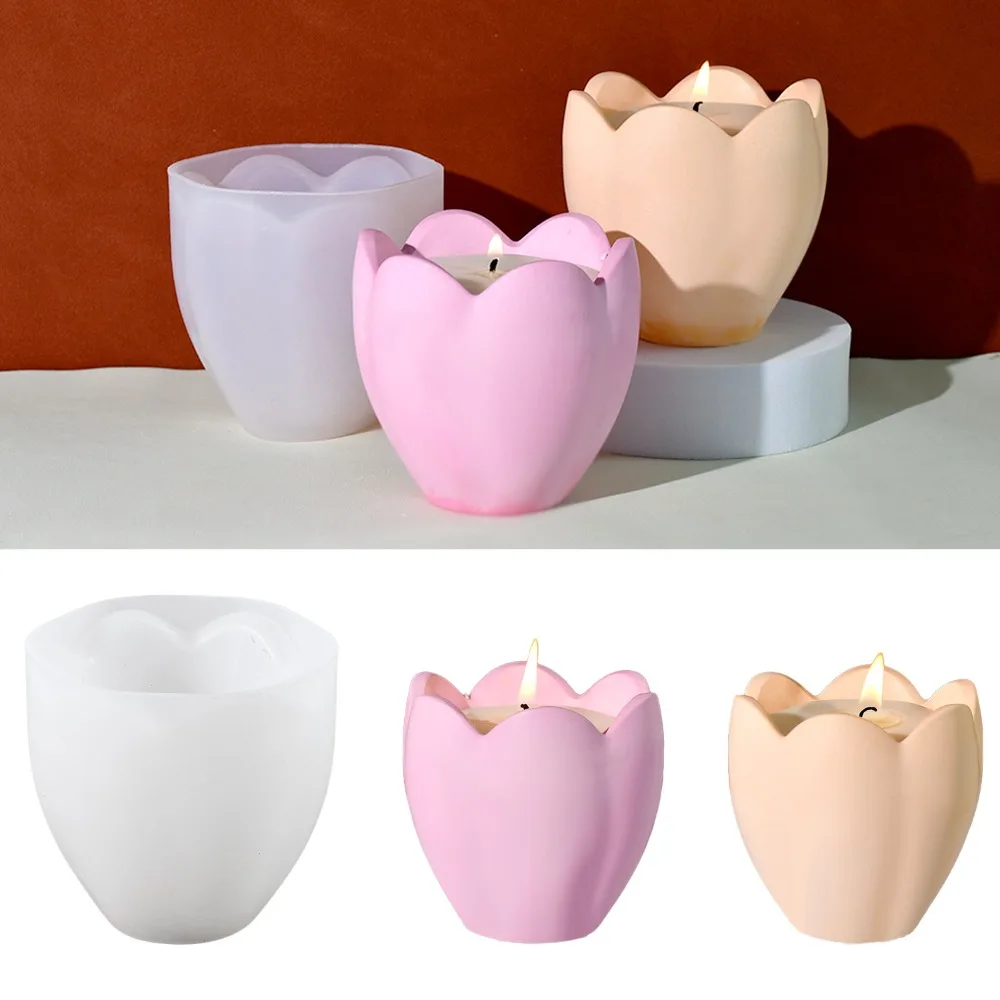 Tulip Candle Holder Silicone M - Candle Making Business ulasan dan harga