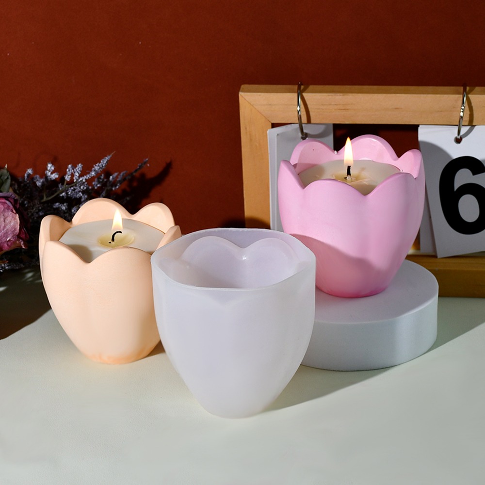 Tulip Candle Holder Silicone M - Candle Making Business ulasan dan harga