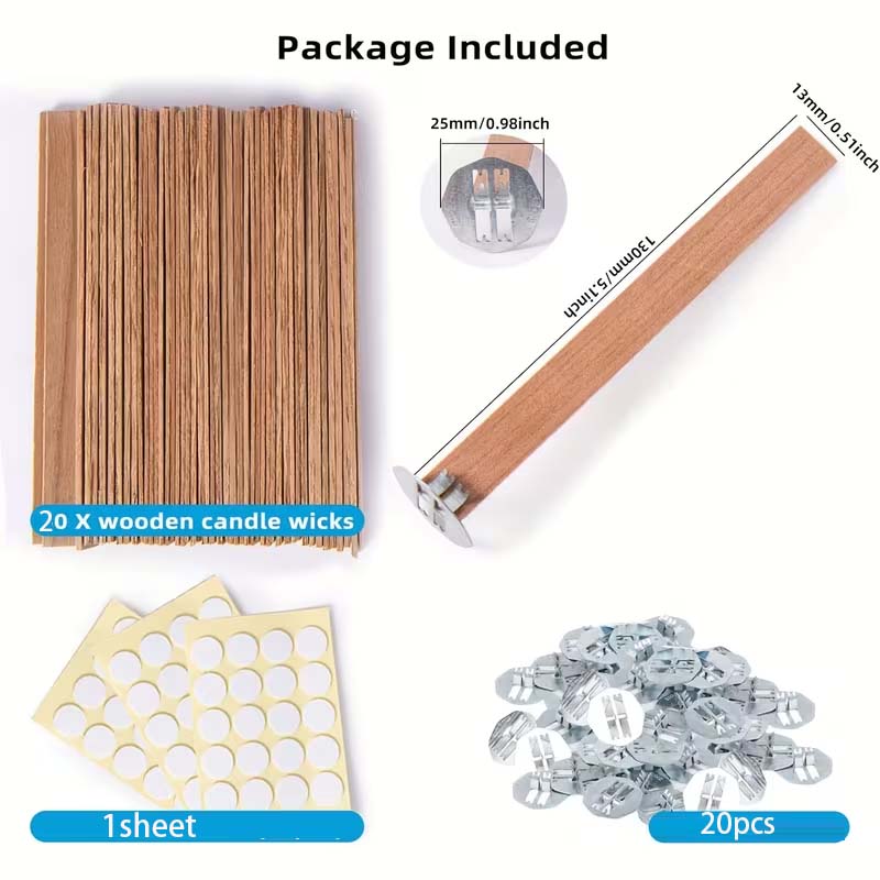 60pcs Candle Making Kits Inclu - Soy Wax Pillar Blend ulasan dan harga