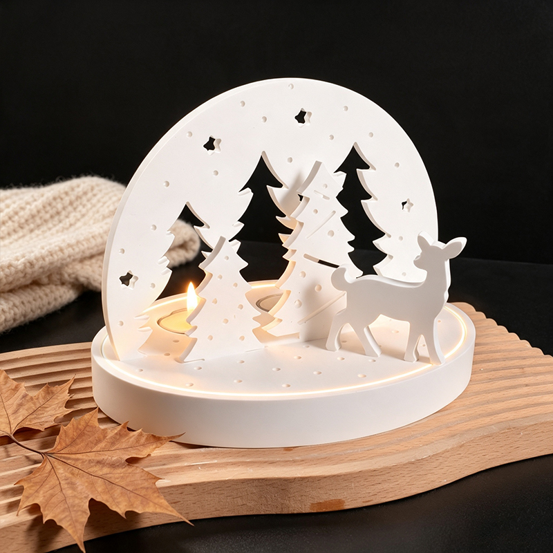Christmas Elk Tealight Candle  - Candle Making Business ulasan dan harga