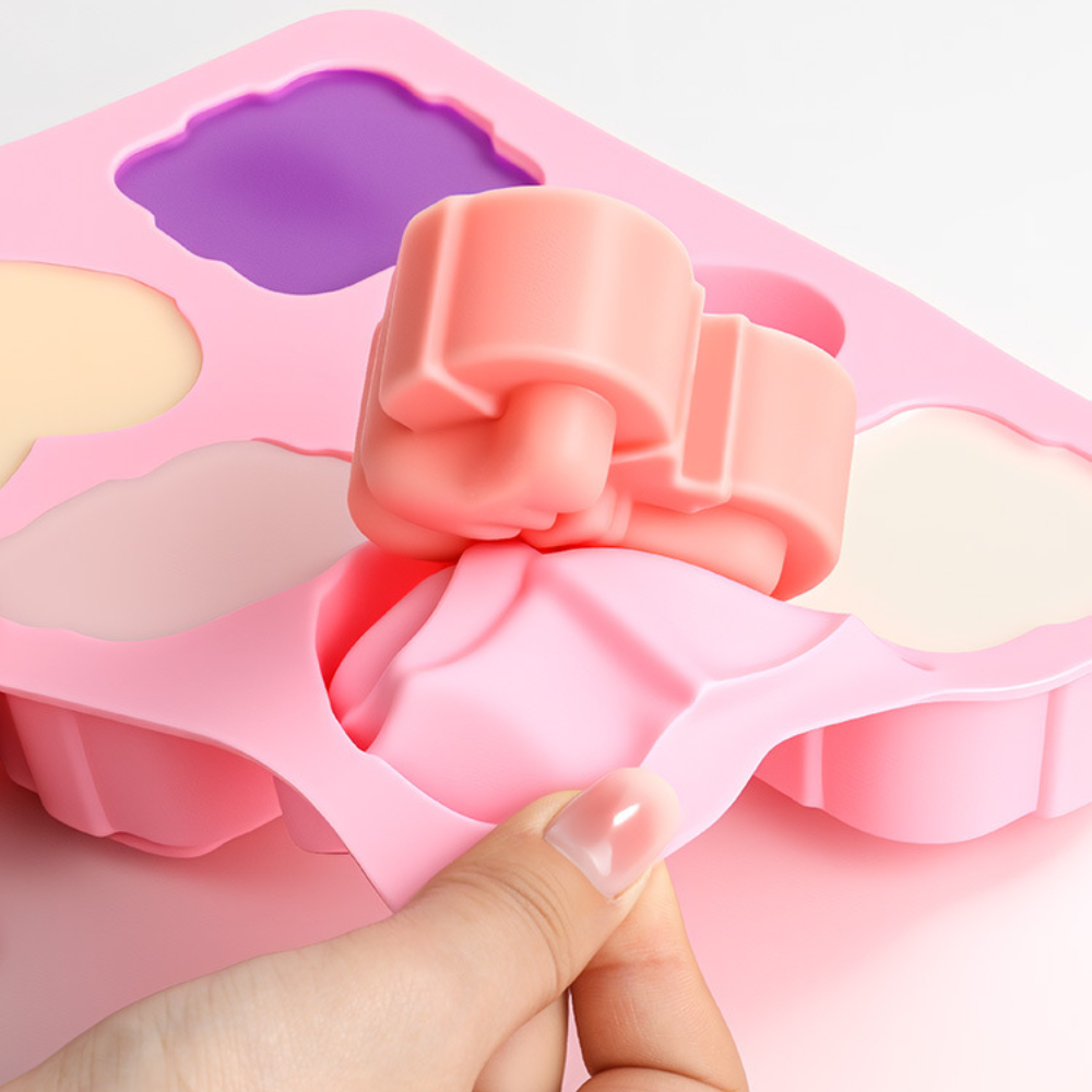 Square Heart Shape Silicone Mo - Candle Making Business ulasan dan harga