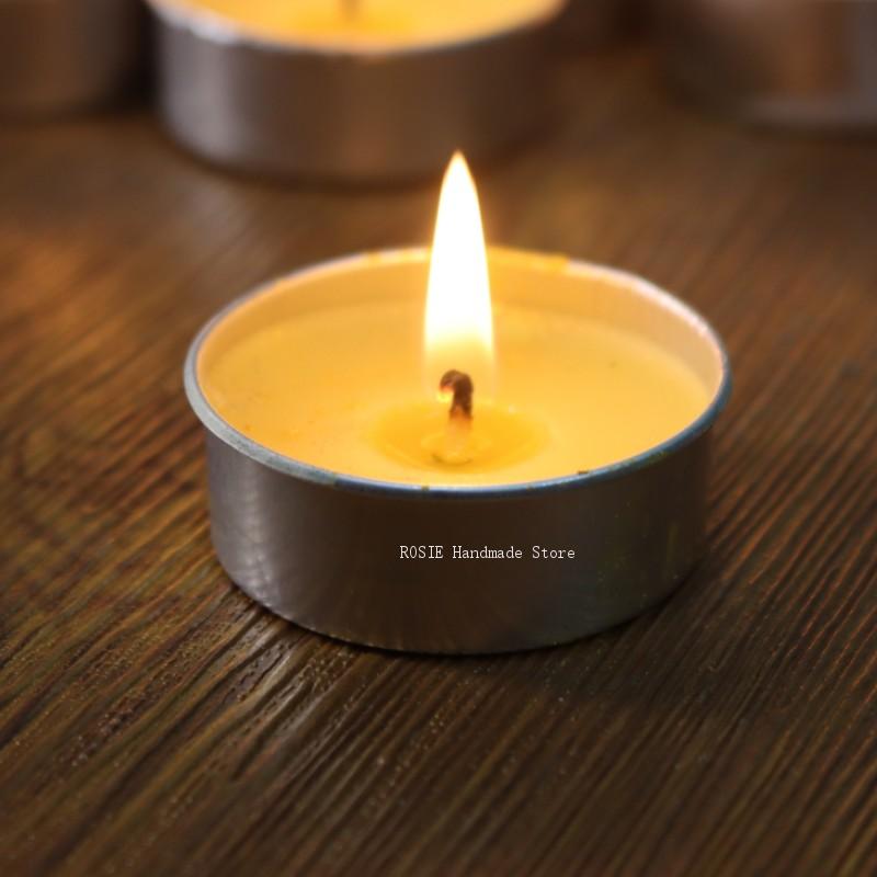 Empty Tea Wax Circular Aluminu - Soy Wax Pillar Blend ulasan dan harga