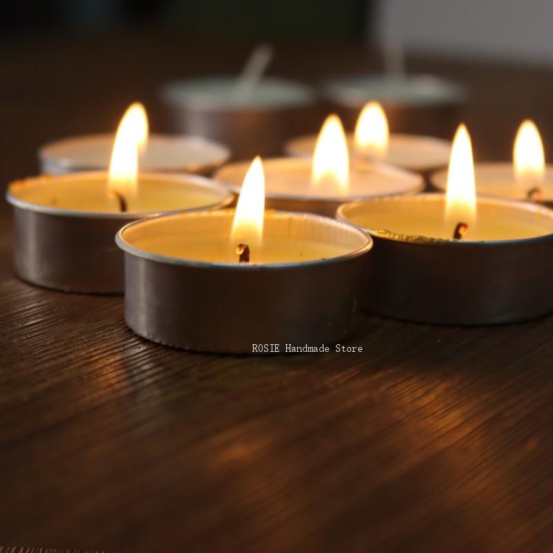 Empty Tea Wax Circular Aluminu - Soy Wax Pillar Blend ulasan dan harga