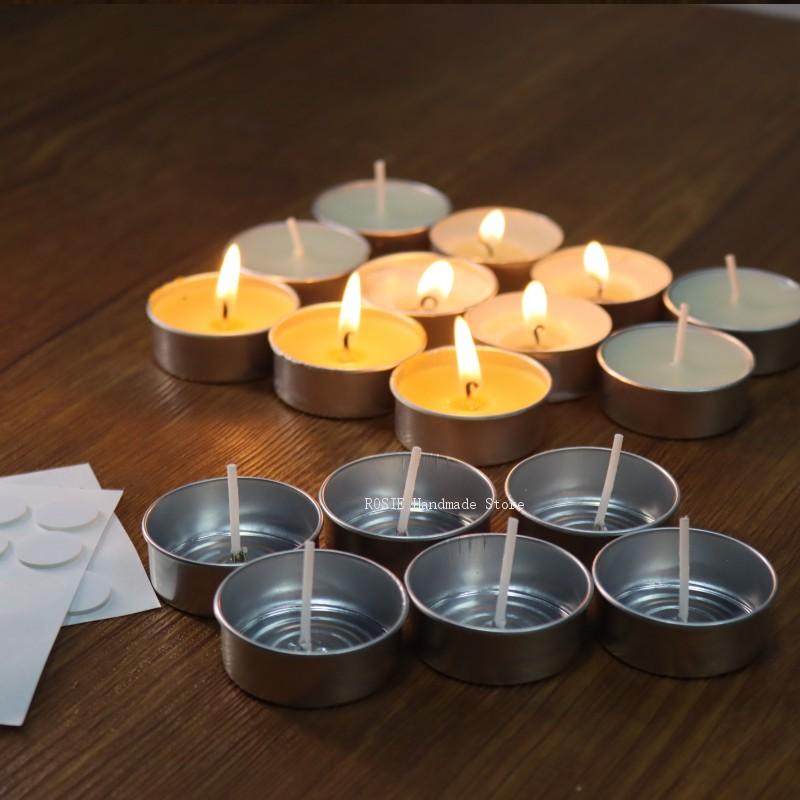 Empty Tea Wax Circular Aluminu - Soy Wax Pillar Blend ulasan dan harga