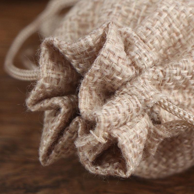 50PCS 13X18/10X15/9X12/7X9CM D - Jute Bag Packaging ulasan dan harga