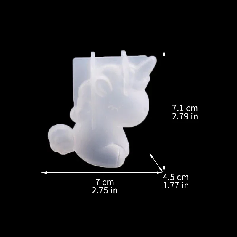 3D Geometric Silicone Unicorn  - Candle Making Business ulasan dan harga