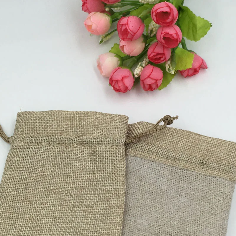 10x14cm 300pcs Jute Bags Chris - Jute Bag Packaging ulasan dan harga