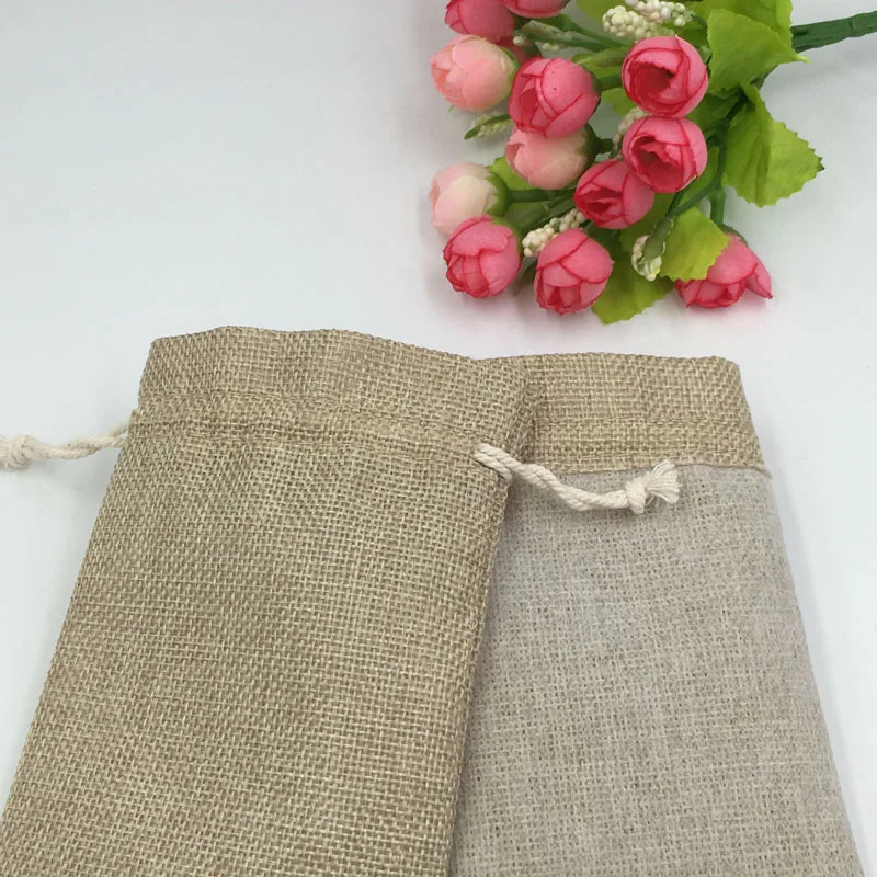 10x14cm 300pcs Jute Bags Chris - Jute Bag Packaging ulasan dan harga