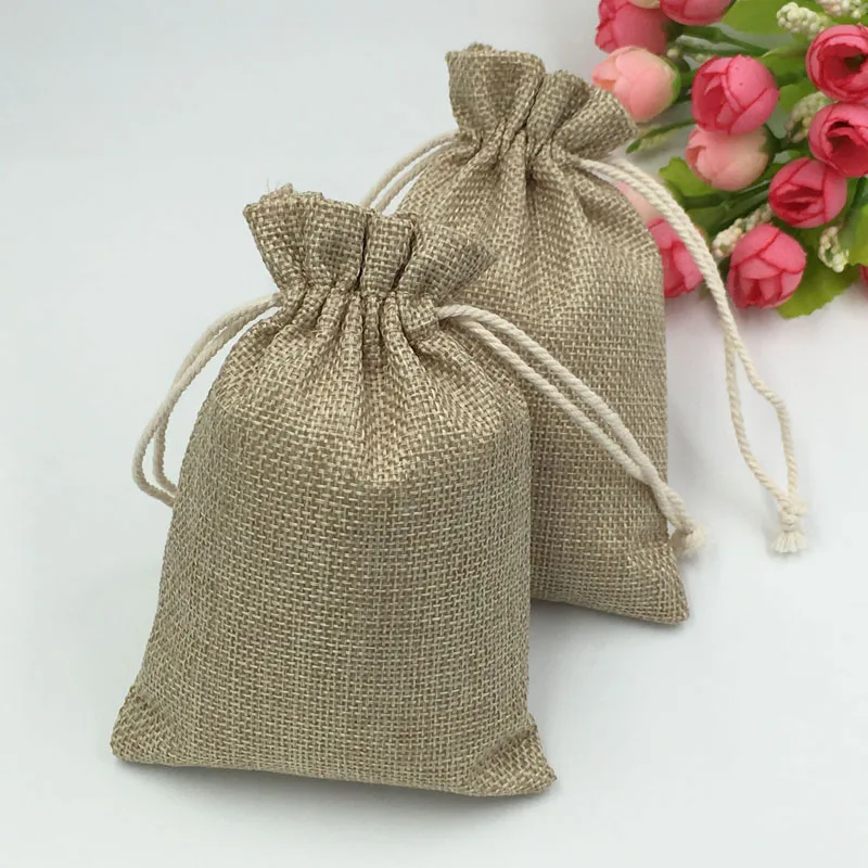 10x14cm 300pcs Jute Bags Chris - Jute Bag Packaging ulasan dan harga