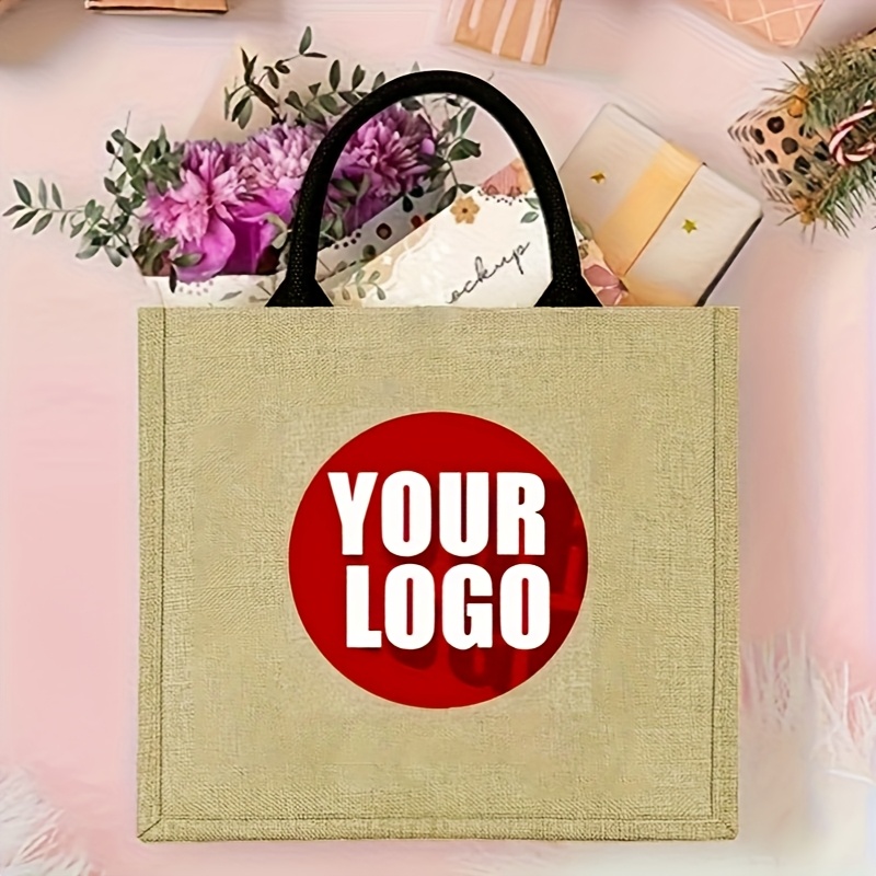 Custom Jute Tote Bag Personali - Jute Bag Packaging ulasan dan harga