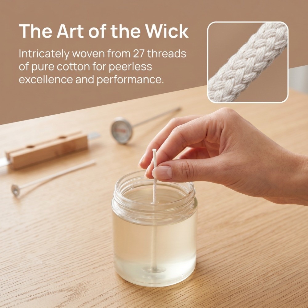 100pcs Non-Smoke 100% Cotton C - Soy Wax Pillar Blend ulasan dan harga