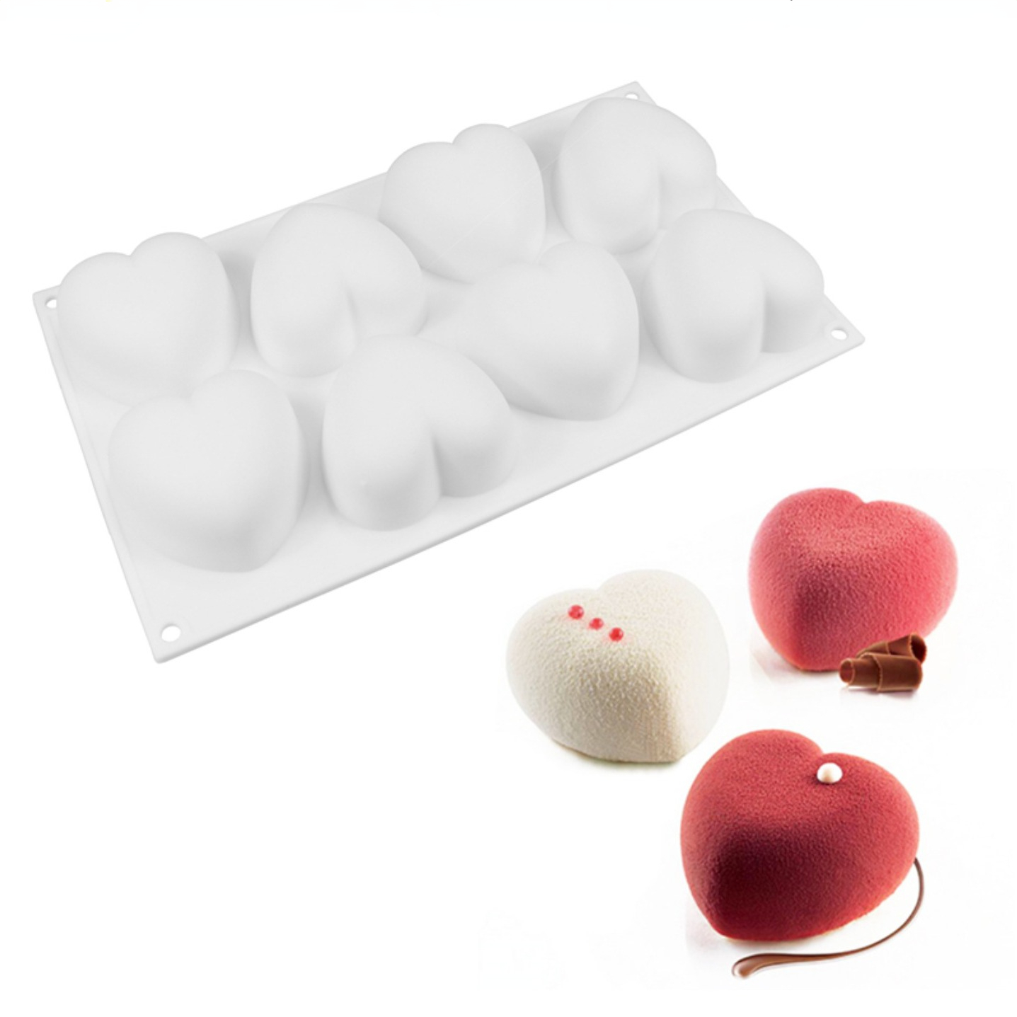 Love Heart Silicone Soap Mold  - Candle Making Business ulasan dan harga