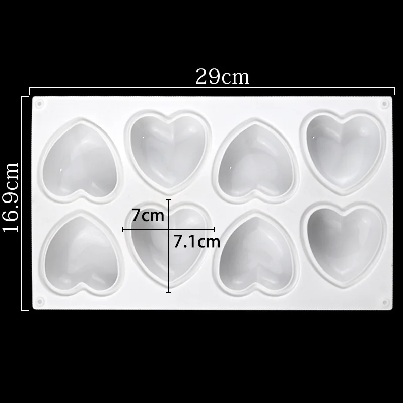 Love Heart Silicone Soap Mold  - Candle Making Business ulasan dan harga