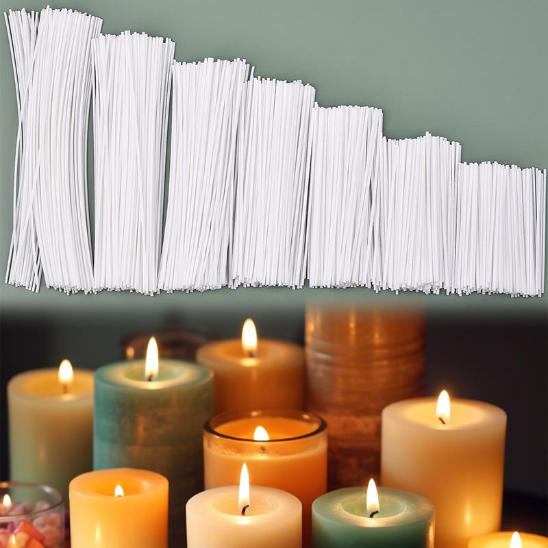 50/100Pcs Waxed Cotton Candle  - Soy Wax Pillar Blend ulasan dan harga