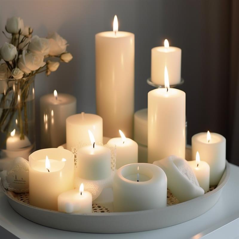 50/100Pcs Waxed Cotton Candle  - Soy Wax Pillar Blend ulasan dan harga