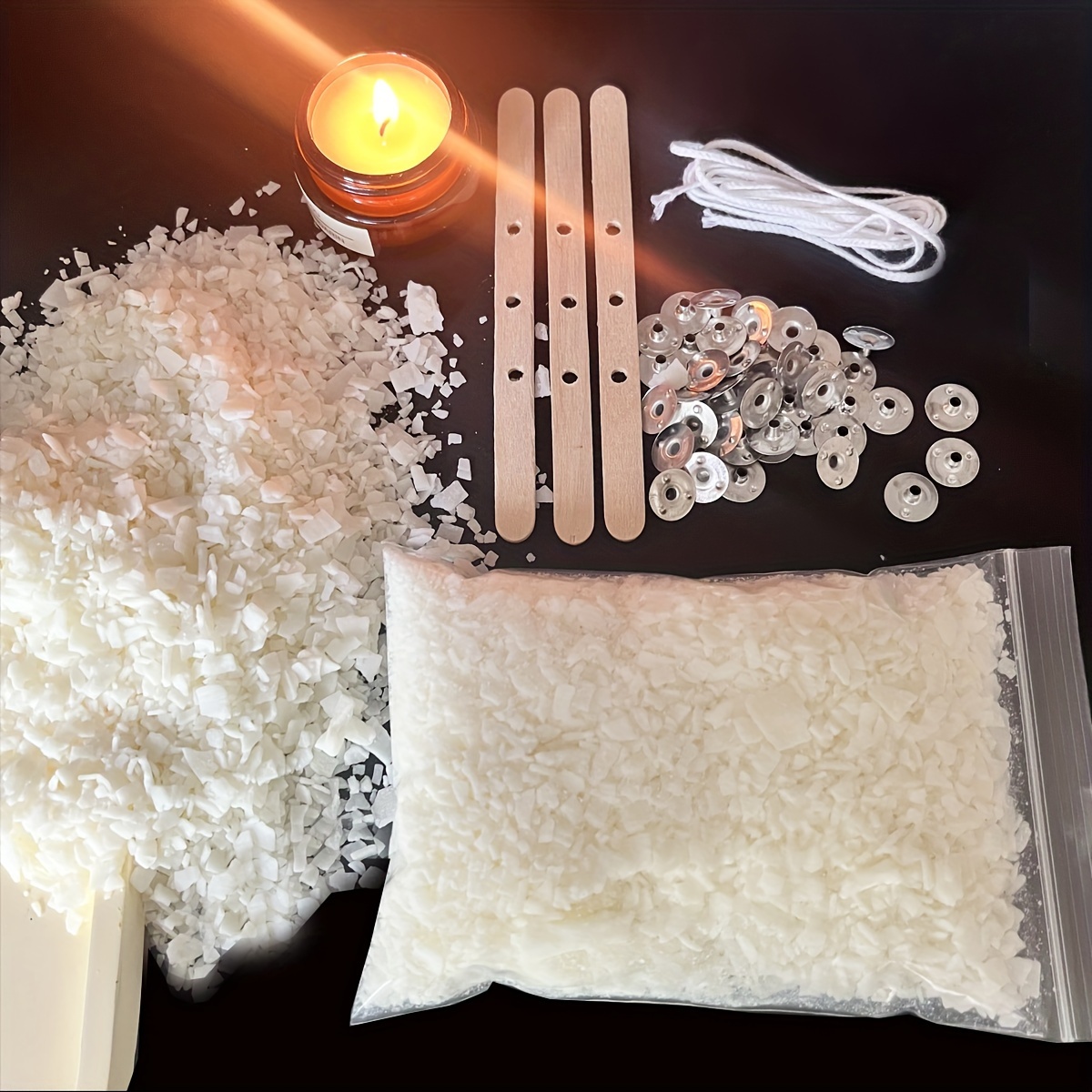 Candle Making Kits 100G Soy Wa - Soy Wax Pillar Blend ulasan dan harga