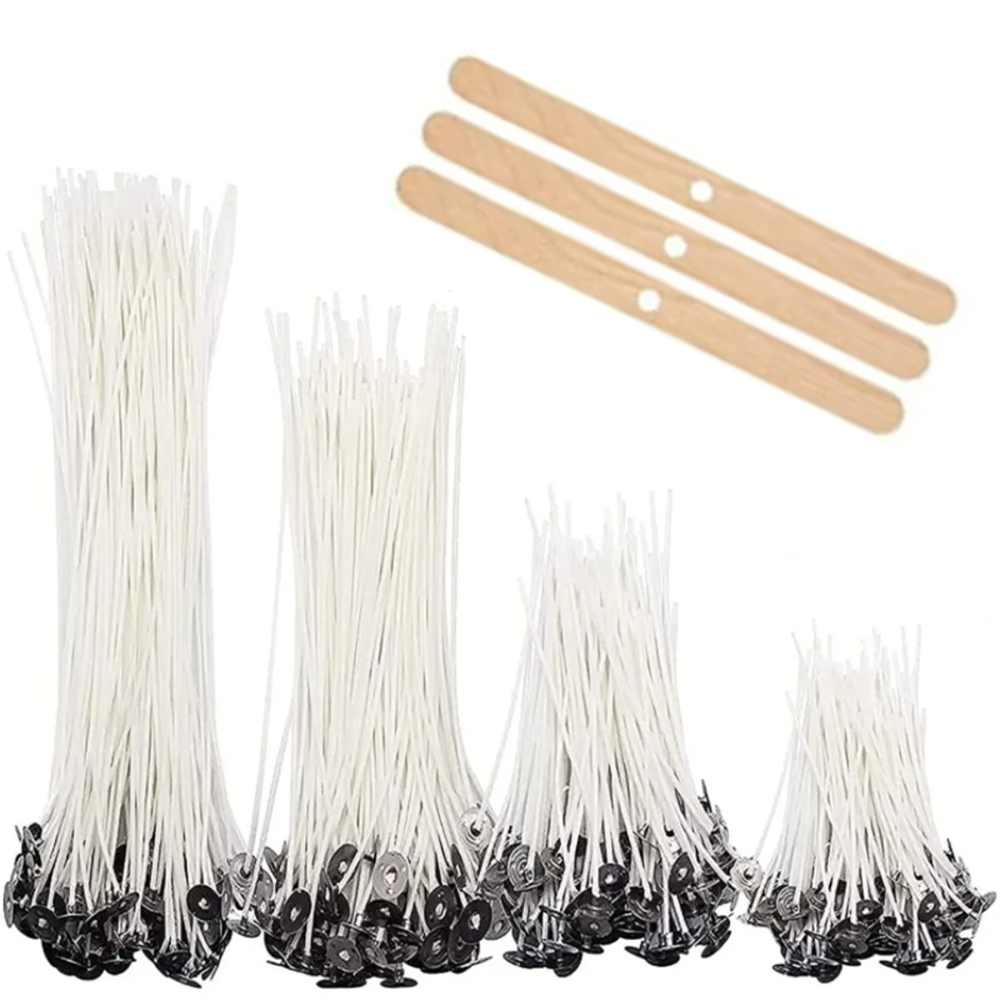 53pcs Candle Wicks Holder Waxe - Soy Wax Pillar Blend ulasan dan harga