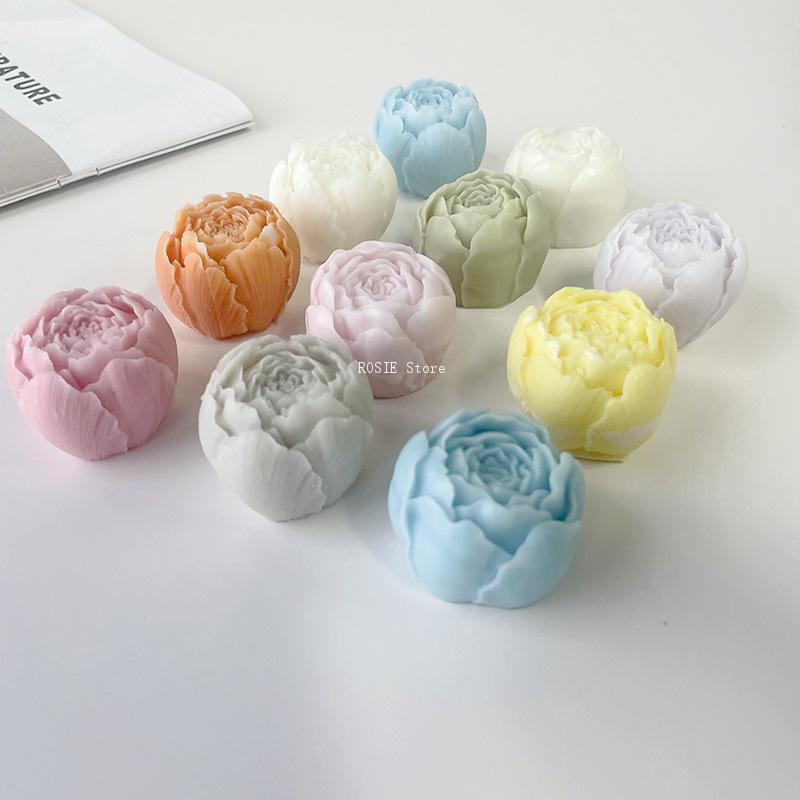 3D Peony Flower Silicone Mold  - Candle Making Business ulasan dan harga