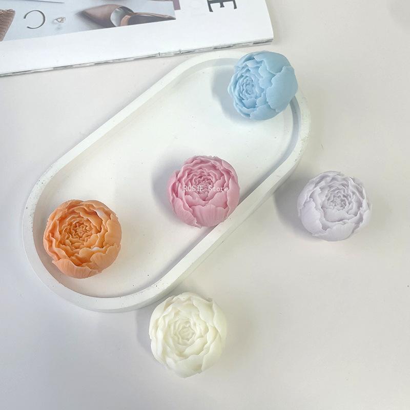 3D Peony Flower Silicone Mold  - Candle Making Business ulasan dan harga