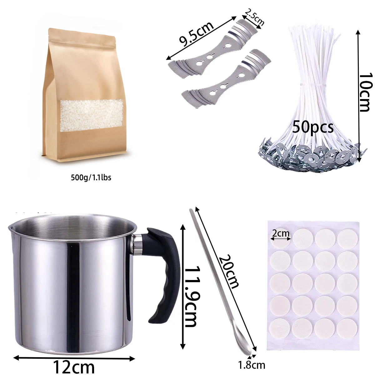 DIY Scented Candle Making Tool - Soy Wax Pillar Blend ulasan dan harga