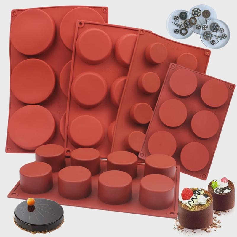 Round Silicone Soap Mold DIY H - Candle Making Business ulasan dan harga
