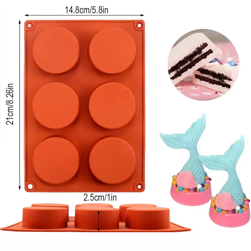 Round Silicone Soap Mold DIY H - Candle Making Business ulasan dan harga